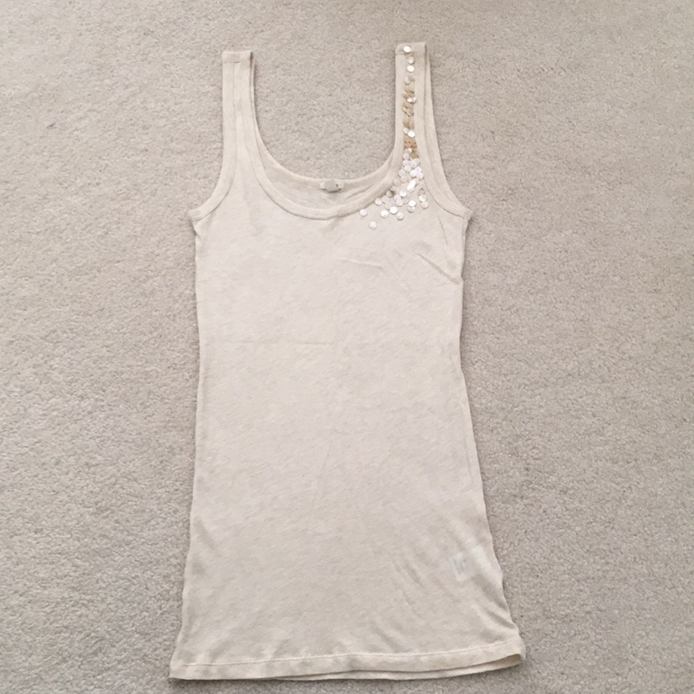 J Crew Beaded Tank